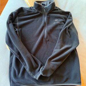 Arc'teryx Men's Black Half-Zip Lightweight Shirt Jacket